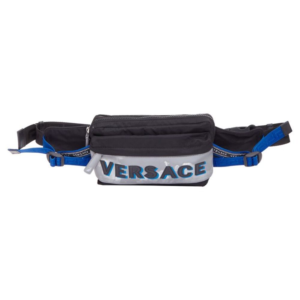 Versace Logo Nylon Crossbody Bag